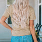 Striped Contrast T-Shirt with Breast Pocket