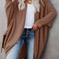 Open Front Long Sleeve Cardigan