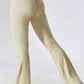 Wide Waistband Slim Fit Wide Leg Sports Leggings