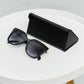 Tortoiseshell Square Polycarbonate Frame Sunglasses