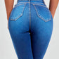 Button Fly Skinny Jeans