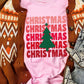 CHRISTMAS Round Neck Dropped Shoulder Sweatshirt