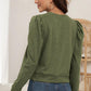 Round Neck Long Sleeve Sweatshirt