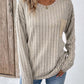 Round Neck Dropped Shoulder T-Shirt