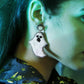 Ghost Shape Beaded Dangle Earrings