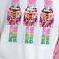 Nutcracker Sequin Round Neck Long Sleeve T-Shirt