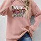 Letter Graphic Sweatshirt