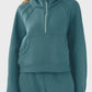 Half-Zip Long Sleeve Sports Hoodie