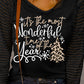 Letter Graphic Striped Long Sleeve T-Shirt