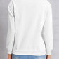 Round Neck Dropped Shoulder Sweatshirt
