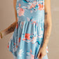 Floral Peplum Tank Top