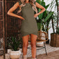 Flutter Sleeve Tulip Hem Mini Dress