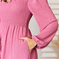 Culture Code Full Size Ruffle Trim Smocked Tiered Dress
