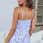 Floral Tied Cami and Shorts Pajama Set