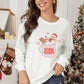 Christmas Graphic Round Neck Sweatshirt