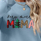 Letter Graphic Round Neck Long Sleeve Sweatshirt