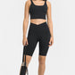 High Waist Biker Shorts with Pockets
