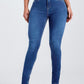 Button Fly Skinny Jeans