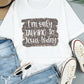 Slogan Graphic Cuffed Tee