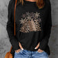Christmas Tree Graphic Long Sleeve T-Shirt