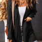 Cable-Knit Dropped Shoulder Cardigan