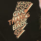 GIVE THANKS BABE Sequin Long Sleeve Blouse