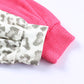 Leopard Patchwork Long Sleeve Top