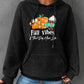 Full Size Graphic Drawstring Hoodie