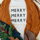 MERRY Graphic Round Neck T-Shirt
