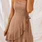 Ditsy Floral Smocked Spaghetti Strap Dress