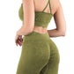 Ruched Spaghetti Strap Top and Pants Active Set