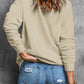 Letter Graphic Round Neck Sweatshirt