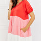 Culture Code My Only Wish Full Size Color Blocked Hooded Dress