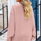 LOVE Round Neck Dropped Shoulder Sweatshirt