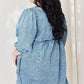 HEYSON Full Size Oversized Denim Babydoll Dress