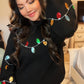 PREORDER: Noel Sequin Bell Sleeve Sweater