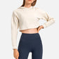 Long Sleeve Cropped Sports Hoodie