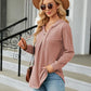 Long Sleeve Hooded Blouse