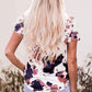 Tie-Dye V-Neck Short Sleeve Tee Shirt