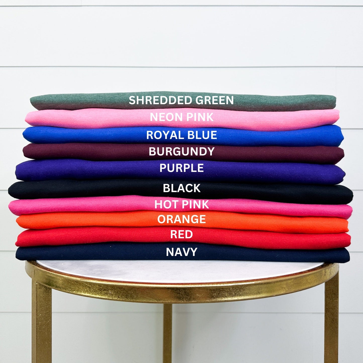 PREORDER: Cheer Chenille Patch Sweatshirt in Eleven Colors