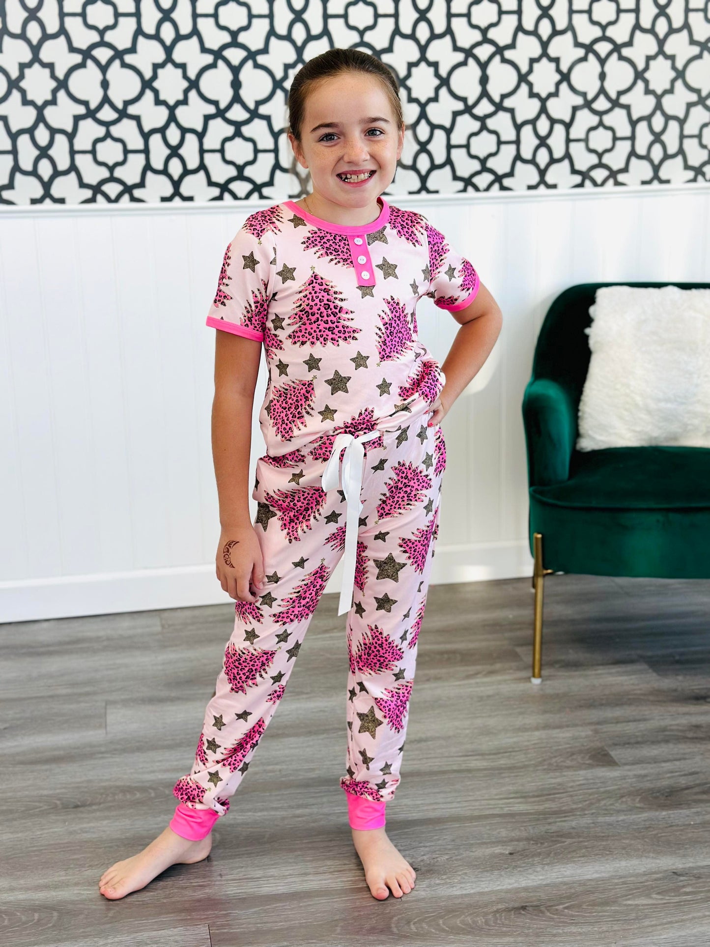 PREORDER: Matching Kids Pajamas in Winter Prints