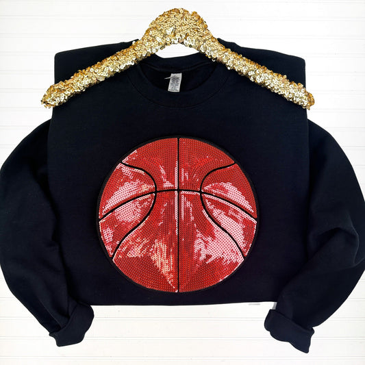 PREORDER: Basketball Sequin Sweatshirt in Eleven Colors