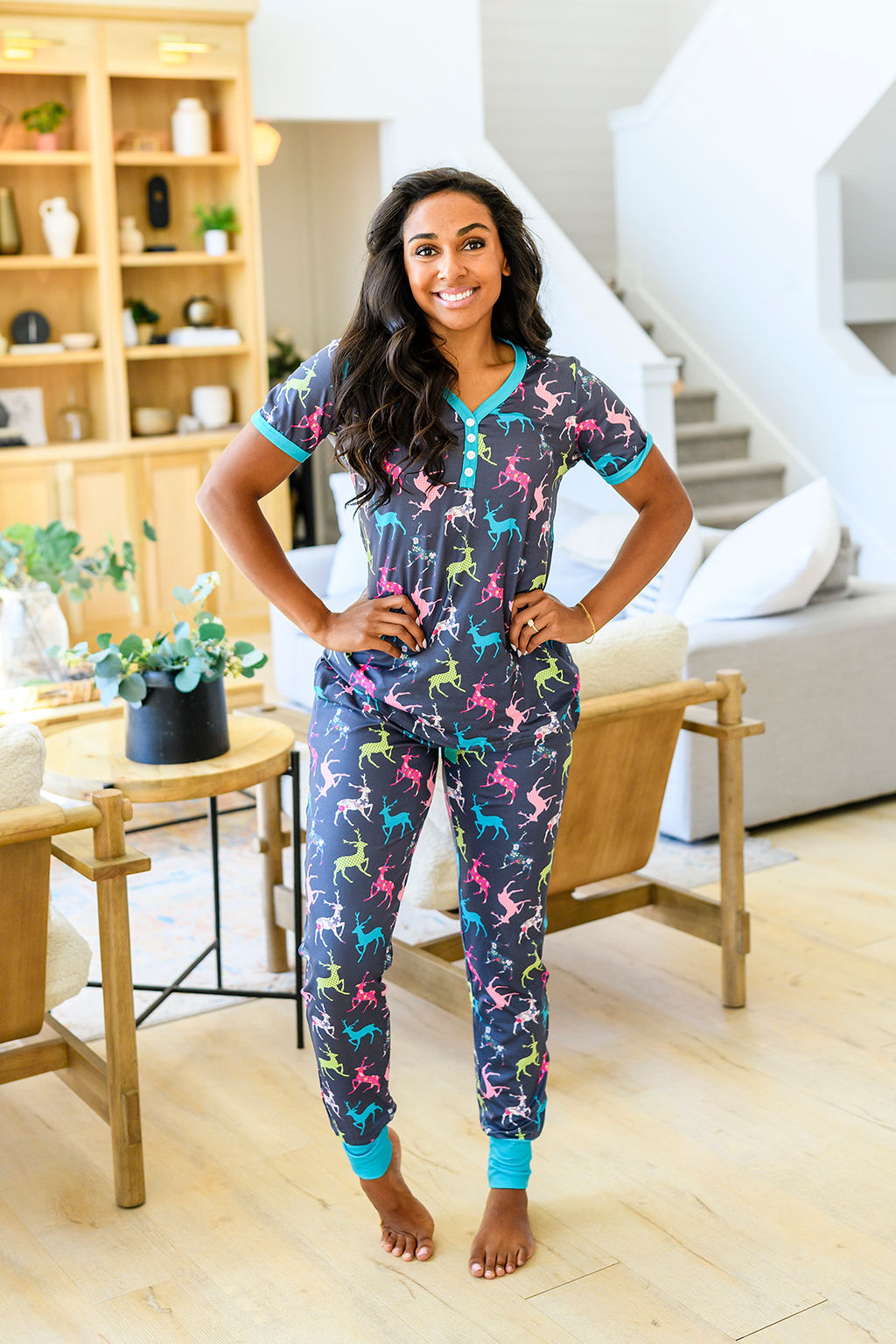 PREORDER: Short Sleeve Joggers Pajamas in Five Prints