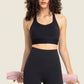 Feel Like Skin Racerback Halter Neck Sports Bra