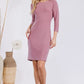 Celeste Full Size Round Neck Long Sleeve Slim Dress