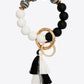 Beaded Keychain with Layered Tassel