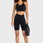 V-Waist Biker Shorts