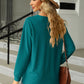 V-Neck Long Sleeve Blouse