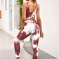 Tie-dye Crop Top and Leggings Set