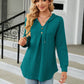 Long Sleeve Hooded Blouse